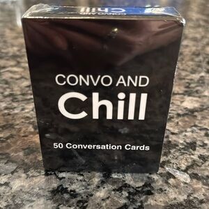 Convo And Chill conversation card deck NIB